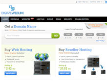 Tablet Screenshot of digitalweblink.com